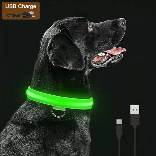 3 Modes Led Pet Collar Usb Night Glow Safety Loss Prevention Pet Accessories